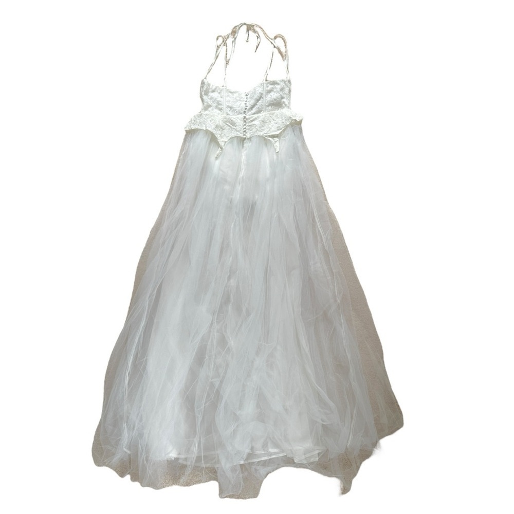 For Love & Lemons White Lily Bodysuit Bridal Gown Womens M - Picture 8 of 9